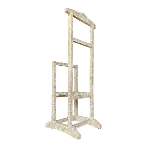 SZN Wood Ganita Dilsiz Uşak Ladin Testere İzli 120x47x40cm Patina - 4