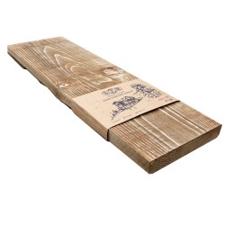 SZN Wood - SZN Wood Ham Eskitme Ahşap 13-15cm Ladin x 15 x 2,5 Cm SZN-51-Teak +