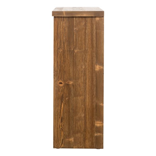 SZN Wood İçki Dolabı Deep Ladin Eskitme Ahşap SZN-51 95 x 33 x 90 cm Düz Kapak