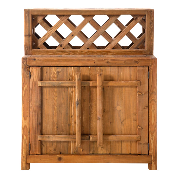 SZN Wood İçki Dolabı Sotka Ladin Yaşlandırma Ağartma 100 x 48 x 119 cm - 2