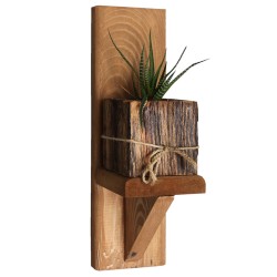 SZN Wood - SZN Wood Kaffa Ahşap Raf Ladin-Göknar Kendin Yap 9 x 29 x 11 cm SZN51-Teak - - - -