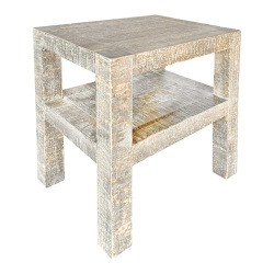 SZN Wood Komodin Ganita Ladin Testere İzli Patina 50 cm x 40 cm x 60 cm - 2