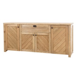 SZN Wood - SZN Wood Konsol Axis Ladin Eskitme Ahşap SZN02 195 x 50 x 85 cm