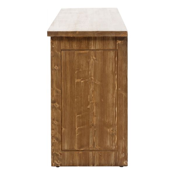 SZN Wood Konsol Moiso Ladin Eskitme Ahşap SZN-51-Teak 195 x 50 x 85 cm Çapraz Çift Renk