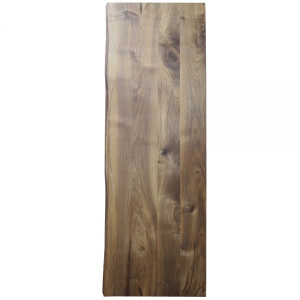 SZN Wood Kütük Masa Ceviz Geniş Ekli 2 Kenar Sulama -- W01-Dark Oak -- -- 150 x 54 x 4.8 cm