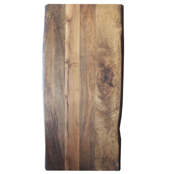 SZN Wood Kütük Masa Ceviz Geniş Ekli 2 Kenar Sulama -- W01-Dark Oak -- -- 175 x 84 x 5.2 cm
