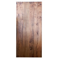 SZN Wood - SZN Wood Kütük Masa Ceviz Geniş Ekli 4 Kenar Düz -- W01-Dark Oak Ultra Mat -- 202 x 91 x 4.5 cm