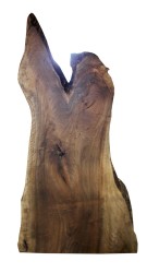 SZN Wood Kütük Masa Ceviz Tek Parça 2 Kenar Sulama -- W01-Dark Oak -- -- 210 x 90 x 6.5 cm - Thumbnail