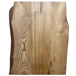 SZN Wood - SZN Wood Kütük Masa Kestane Geniş Ekli 2 Kenar Sulama -- W01-Dark Oak -- -- 108 x 85 x 5,6 cm
