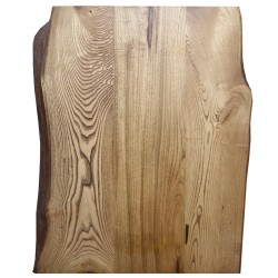 SZN Wood - SZN Wood Kütük Masa Kestane Geniş Ekli 2 Kenar Sulama -- W01-Dark Oak -- -- 108 x 85 x 5.6 cm