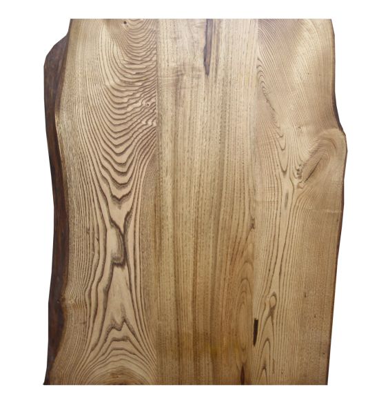 SZN Wood Kütük Masa Kestane Geniş Ekli 2 Kenar Sulama -- W01-Dark Oak -- -- 108 x 85 x 5.6 cm