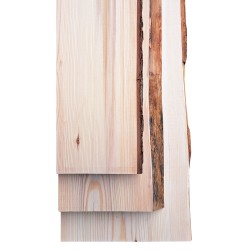 SZN Wood - SZN Wood Kütük Raf Ladin-Göknar 1 Kenar Sulama ( Genişlik 15-19 cm Kalınlık 3 cm )