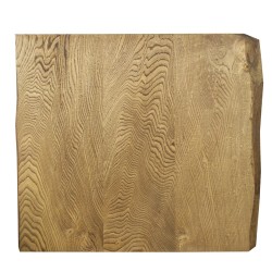 SZN Wood - SZN Wood Kütük Sehpa Kestane Geniş Ekli 2 Kenar Sulama -- W01-Dark Oak -- -- 61 x 72 x 5.3 cm