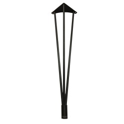 SZN Wood - SZN Wood MASA AYAĞI Denstep Metal 72 Cm 14 cm 14 cm SİYAH TEK