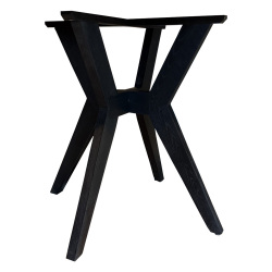 SZN Wood MASA AYAĞI Vektör Demonte Kestane 73cm 75cm 75cm 8559-01 Siyah TEK   - SZN Wood