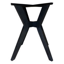 SZN Wood MASA AYAĞI Vektör Demonte Kestane 73cm 75cm 75cm 8559-01 Siyah TEK   - 3