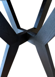SZN Wood MASA AYAĞI Vektör Demonte Kestane 73cm 75cm 75cm 8559-01 Siyah TEK   - 4