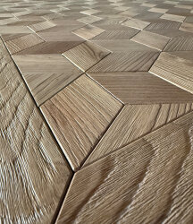 SZN Wood Masa Kestane Eskitme Game 4 Kenar Düz Beyaz Patina -- Ultra Mat -- 208 x 110 x 78 cm - 7