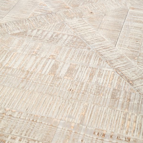 SZN Wood Masa Ladin Testere İzli Ganita 4 Kenar Düz Patina -- Ultra Mat -- 220 x 110 x 78 cm