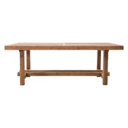 SZN Wood Masa Ladin Yaşlandırma Sotka 4 Kenar Düz Ağartma -- Ultra Mat -- 216 x 106 x 78 cm - Thumbnail