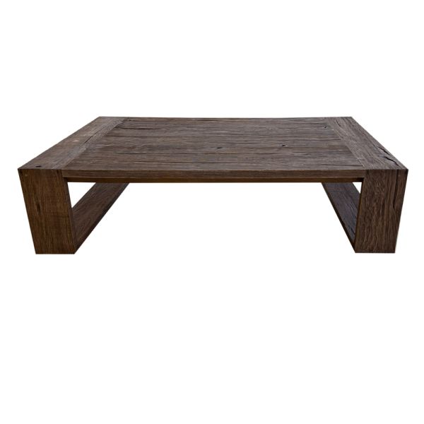 SZN Wood Orta Sehpa Nevz SZN51-Teak/1 Yaşlandırma Kestane Eskitme Siyah Patina - -- 100 x 160 x 40 cm
