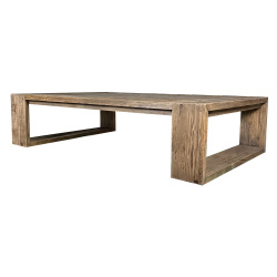 SZN Wood Orta Sehpa Nevz -- Yaşlandırma Kestane Siyah Patina - -- 100 x 160 x 40 cm - 3