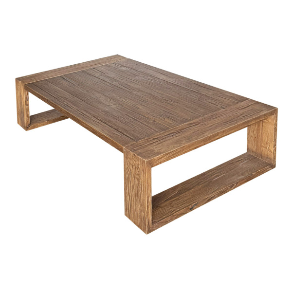 SZN Wood Orta Sehpa Nevz -- Yaşlandırma Kestane Siyah Patina - -- 100 x 160 x 40 cm - 1