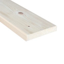 SZN Wood - SZN Wood Pahlı Profil 11,0 x 2,0 Cm LADİN 2.SINIF SİLİNMİŞ +