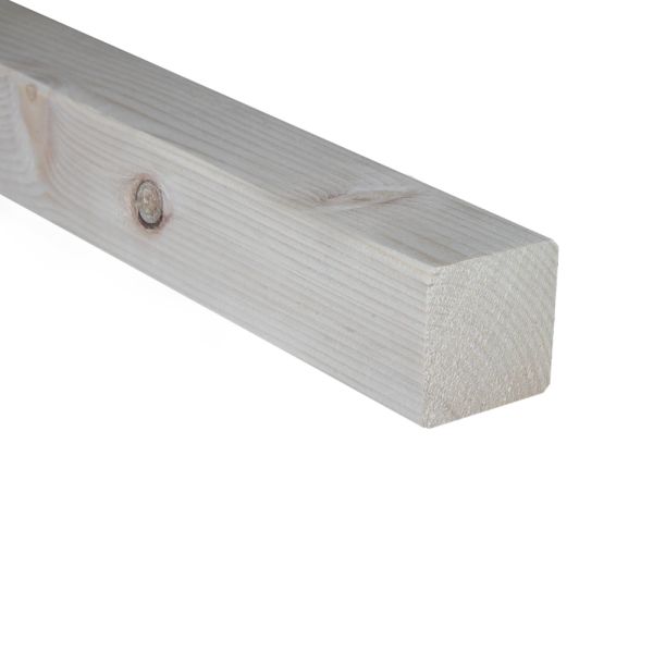 AHŞAP PROFİL DECK 6,0 x 6,0 Cm LADİN 2.SINIF SİLİNMİŞ