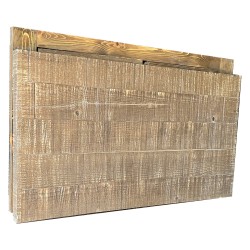 SZN Wood Rezza Katlanır Duvar Masası Ladin Testere İzli 75x40cm SZN-51-Teak - Thumbnail