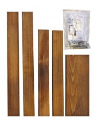 SZN Wood Ribbo Ahşap Raf Ladin-Göknar Kendin Yap 32 x 47 x 9 cm SZN51-Teak - - - - - Thumbnail