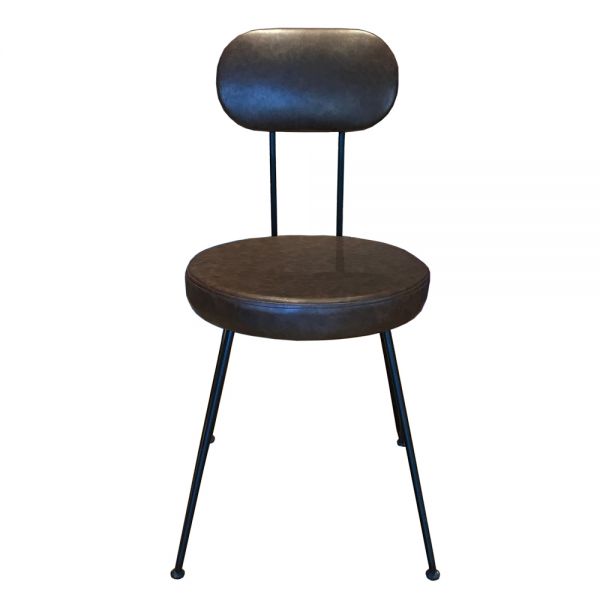 SZN Wood Sandalye Biss Yuvarlak Özel Renk Siyah - 48cm Oturum 48x48x85cm