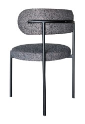 SZN Wood Sandalye Circle - Mix 420 Siyah Kahve 46cm Oturum 50x50x80cm - Thumbnail