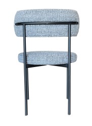 SZN Wood Sandalye Circle - Mix 424 Siyah A. Gri 46cm Oturum 50x50x80cm   - Thumbnail
