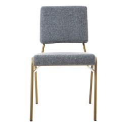 SZN Wood Sandalye Dandi - RZG 21 Sarı Gri 48cm Oturum 47x63x80cm   - Thumbnail