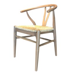 SZN Wood - SZN Wood Sandalye Danish - Hasır - SZN02 48cm Oturum 56x46x78cm