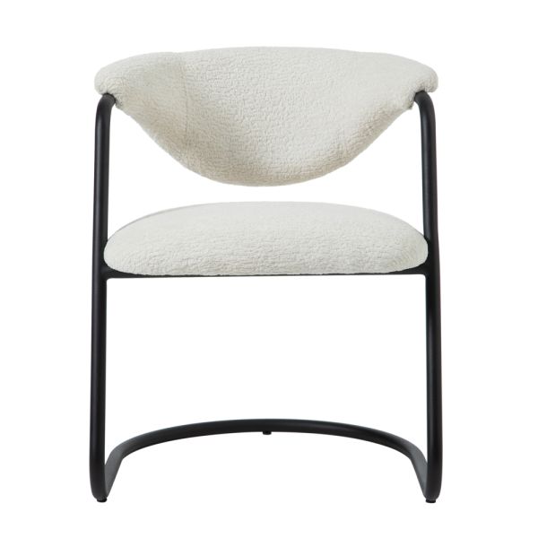 SZN Wood Sandalye İnfinity - INF 0142 Siyah Bej 47cm Oturum 60x60x76cm  
