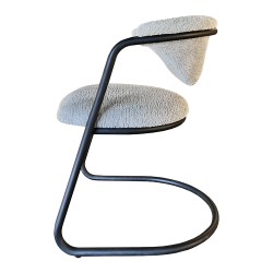 SZN Wood Sandalye İnfinity - INF 2538 Siyah K. Gri 47cm Oturum 60x60x76cm   - Thumbnail