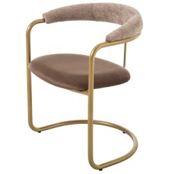 SZN Wood - SZN Wood Sandalye Loren - PM18-RY24 Sarı Koyu Kahve 47cm Oturum 60x52x72cm  
