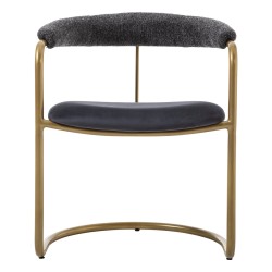 SZN Wood Sandalye Loren - PM29-RY35 Sarı K. Gri 47cm Oturum 60x52x72cm   - Thumbnail