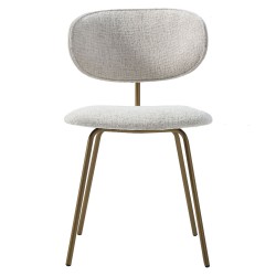 SZN Wood Sandalye Umay - RY 02 Sarı Krem 48cm Oturum 50x50x80cm   - Thumbnail