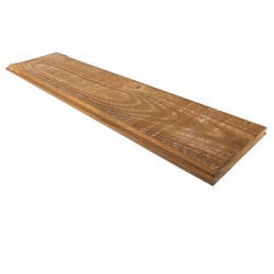 SZN Wood - SZN Wood Testere İzli Ahşap Lambri Pahlı Düz Ladin x 14 x 2,0 Cm SZN-51-Teak +