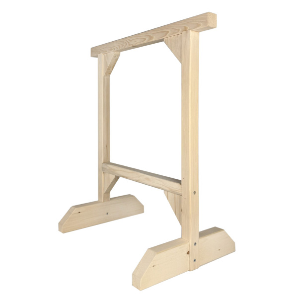 SZN Wood Tezgah Ayağı Ahşap Sıpa Ladin 75 68 40 Ham TEK   - 1