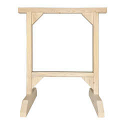 SZN Wood Tezgah Ayağı Ahşap Sıpa Ladin 75 68 40 Ham TEK   - 3