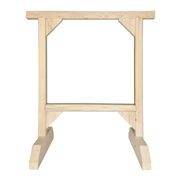 SZN Wood Tezgah Ayağı Ahşap Sıpa Ladin 75 68 40 Ham TEK   - 3