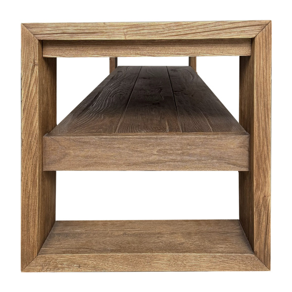 SZN Wood Tv Ünitesi Nevz Kestane Yaşlandırma Patina 200 x 50 x 50 cm - 5