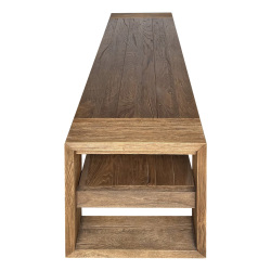 SZN Wood Tv Ünitesi Nevz Kestane Yaşlandırma Patina 200 x 50 x 50 cm - 6