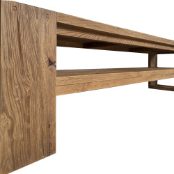 SZN Wood Tv Ünitesi Nevz Kestane Yaşlandırma Patina 200 x 50 x 50 cm - 7