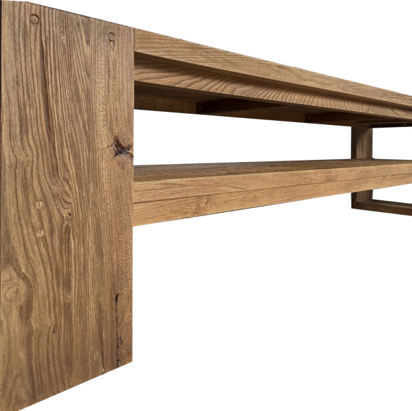 SZN Wood Tv Ünitesi Nevz Kestane Yaşlandırma Patina 200 x 50 x 50 cm - 7