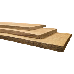 SZN Wood Uçan Raf Eskitme Kütük Ladin-Göknar 1 Kenar Sulama 100x15-19x3cm Gizli Bağlantı SZN51-Teak -- -- -- + - 2
